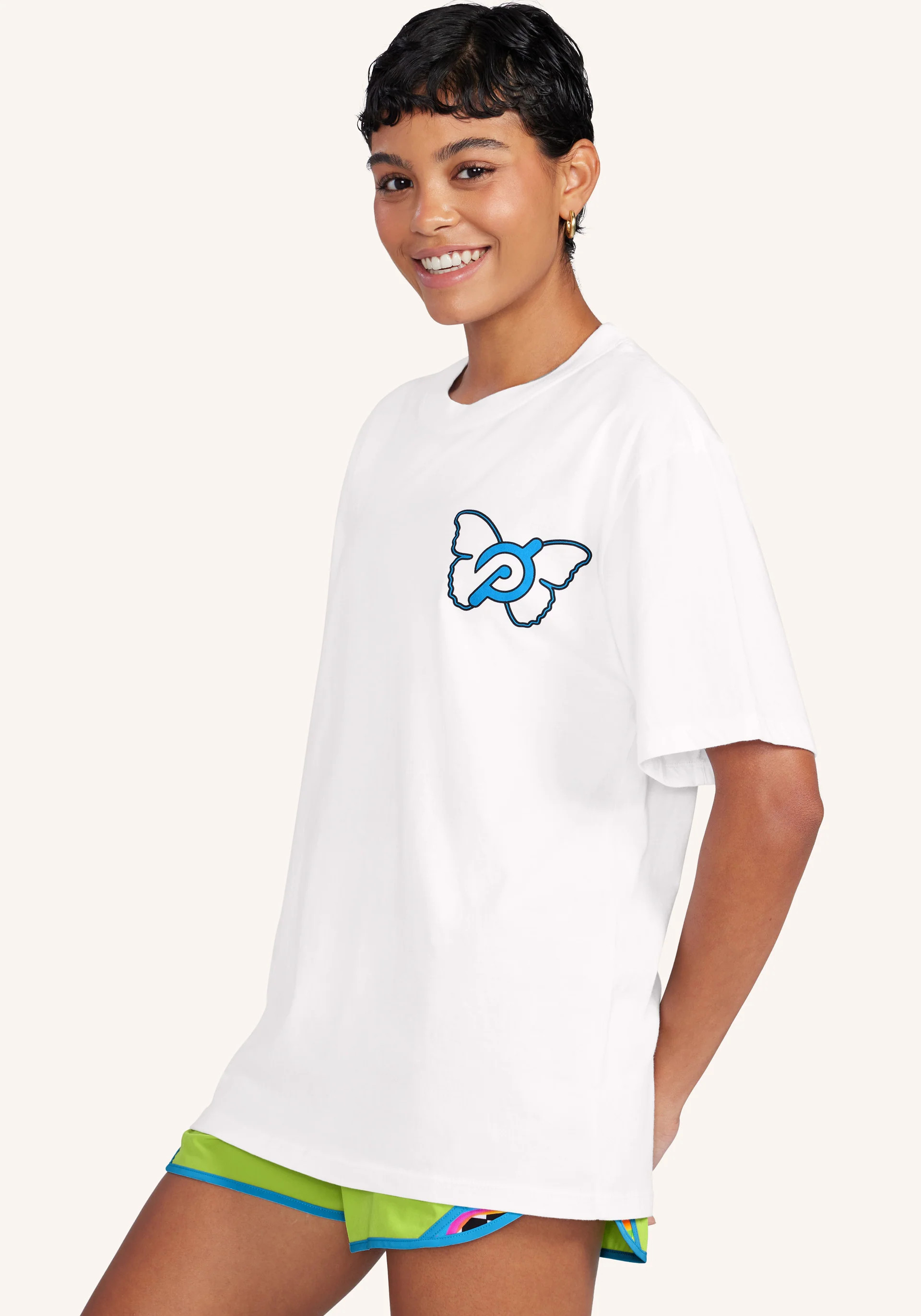 Brittany Allen x Peloton Rainbow Butterfly Unisex T-Shirt | Peloton Apparel