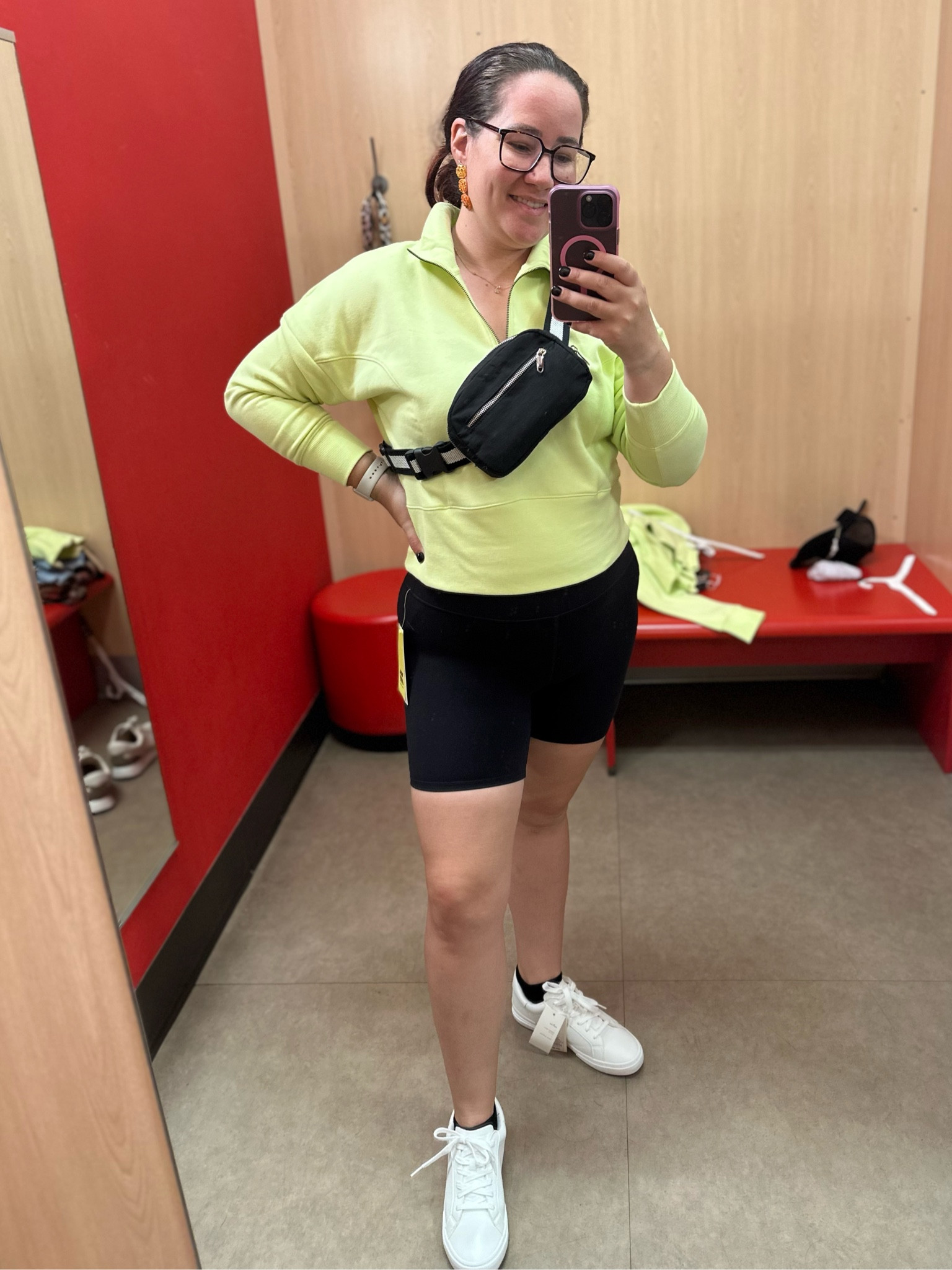 This lime green cropped sweater from Target is stunning in person!  

#LTKunder50 #LTKSeasonal #LTKstyletip