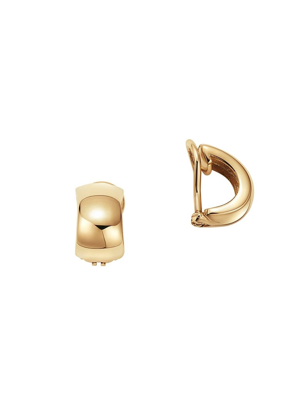 Futura Essentials Uptown 18K Yellow Gold Huggie Hoop Earrings | Saks Fifth Avenue