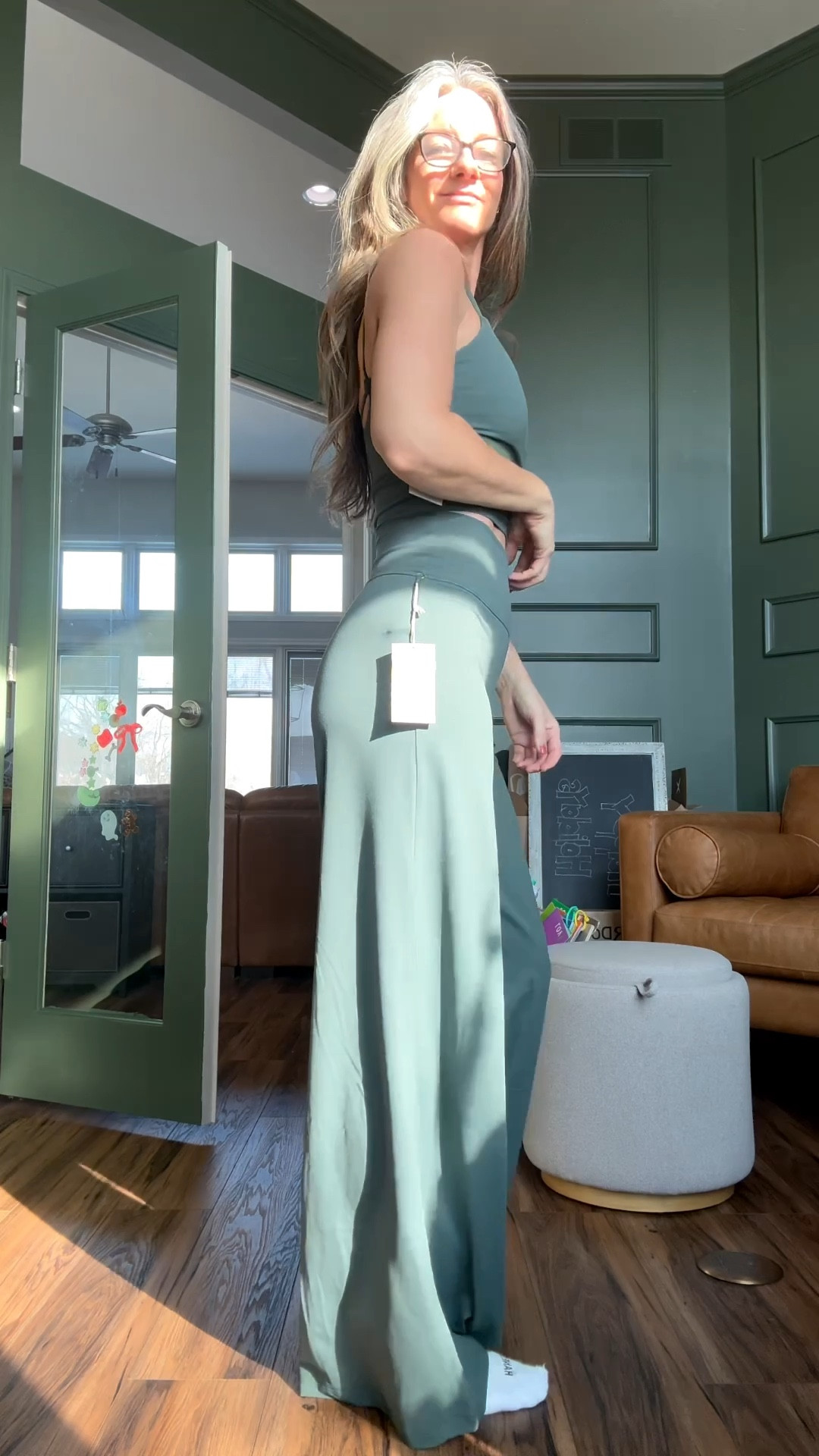 So soft. Perfect color for a summer palette. Wide leg! Be still my heart. 

#LTKActive #LTKootd #LTKTall