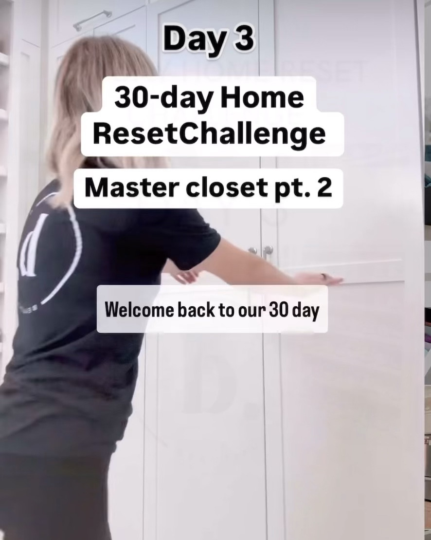 Day 3 of our 30 Day Home Reset Challenge! 

Step 1-grab your black bag for donation and white bag for trash 
Step 2. Set a timer for 30-min to 1 hour, based on how much time you have. (If you can, I recommend an hour!)
Step 3- look at each item individually and ask yourself the following questions:

1. Is this item annoying? Like leggings that fall down or shoes that pinch your toes?? If yes , THROW IT OUT
2. Do I have multiples of this item that I could pair down? Like 5 clutch bags when you pretty much use the same purse everyday?  LET SOME GO! 
3. Do I feel like the best version of myself when I wear this? If the answer is no, toss it!
4. Am I holding onto this because I spent a lot on it but I don’t really love it? Every time you see it you are just reliving it and making yourself feel bad.Time to let it go, friend! 

B O N U S 🏠 S Y S T E M

Find a bin or box to set up a donation station in your home. This can be been in your closet, your garage, but preferably somewhere on the main floor of your home. Anytime you come across something that needs to be donated, toss it in the box. When the box is full, put it straight in your car, donate it when you are out and about, and then bring the box back to it home for the next round.

#LTKStyleTip #LTKFindsUnder50 #LTKHome
