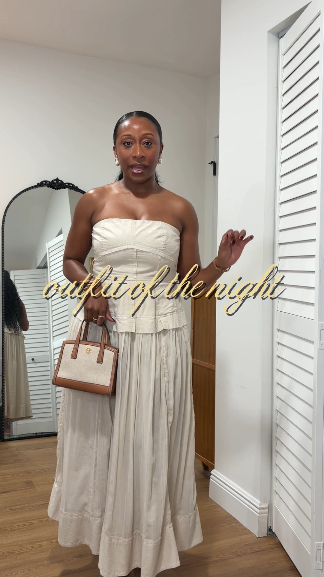 Outfit of the day for an all cream/white party! 

Wearing this free people dress in a size small. 

(Petite style, party outfit, evening attire, womens fashion) 

#LTKgrwm #LTKPetite #LTKootd