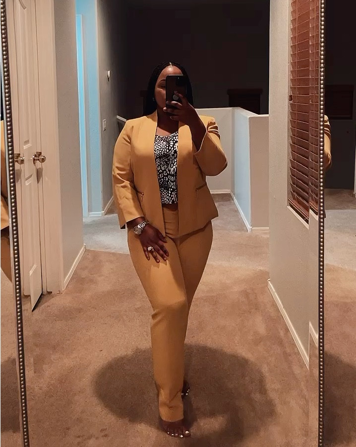 Beautiful & comfortable matching blazer & pants set💛
Perfect for the workplace & meetings🙌🏾

#LTKFindsUnder100 #LTKStyleTip #LTKWorkwear