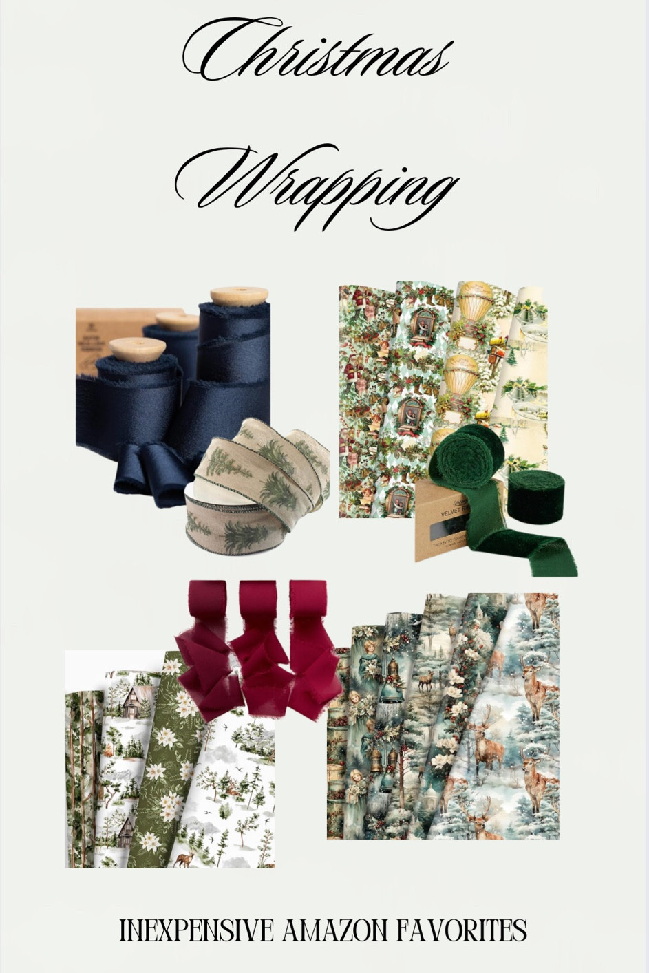 Amazon Christmas wrapping paper that’s so vintage looking & cute!! 🌲✨

#LTKHoliday #LTKGiftGuide