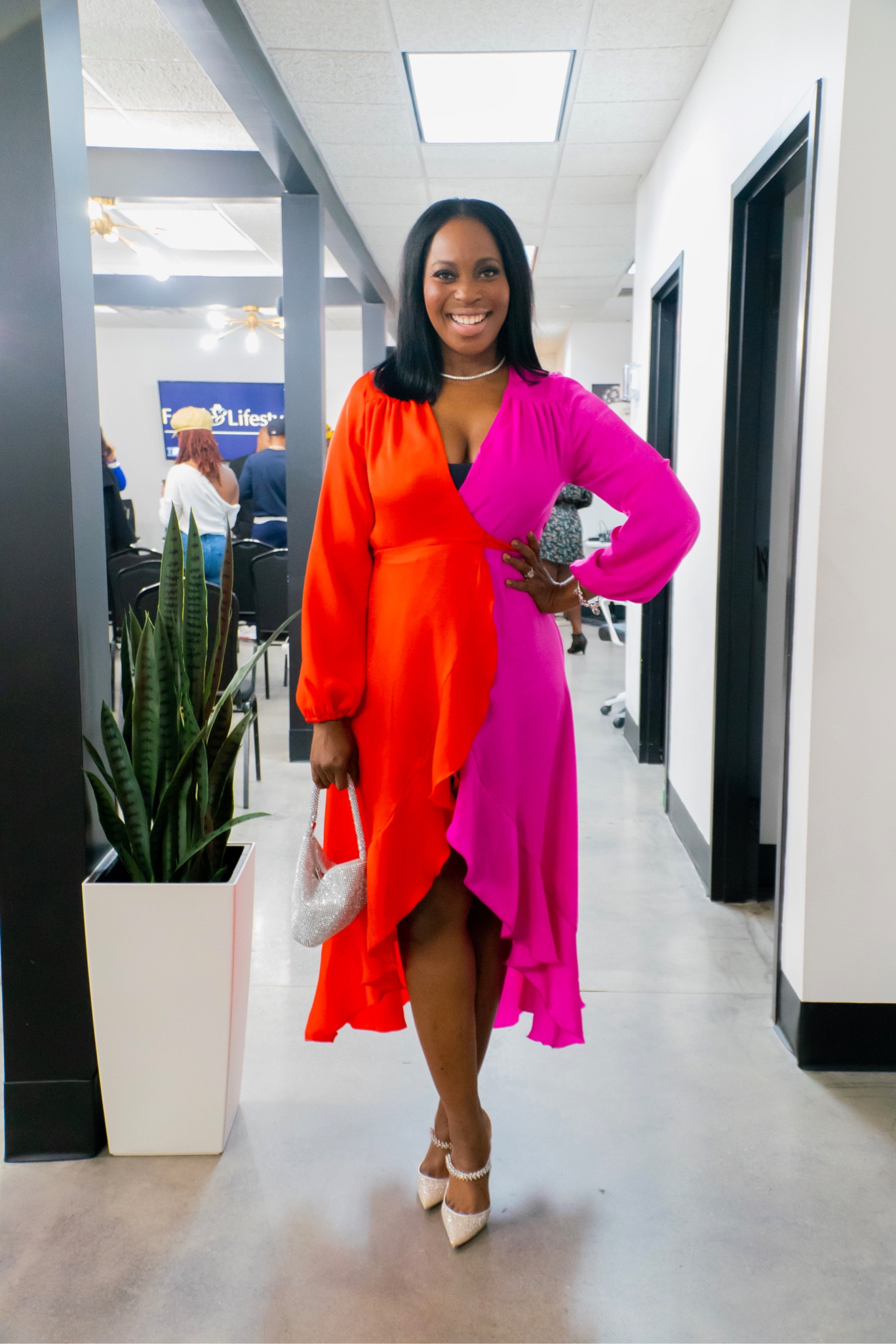 This dress is perfect for date night, brunch, or even a speaking engagement. 