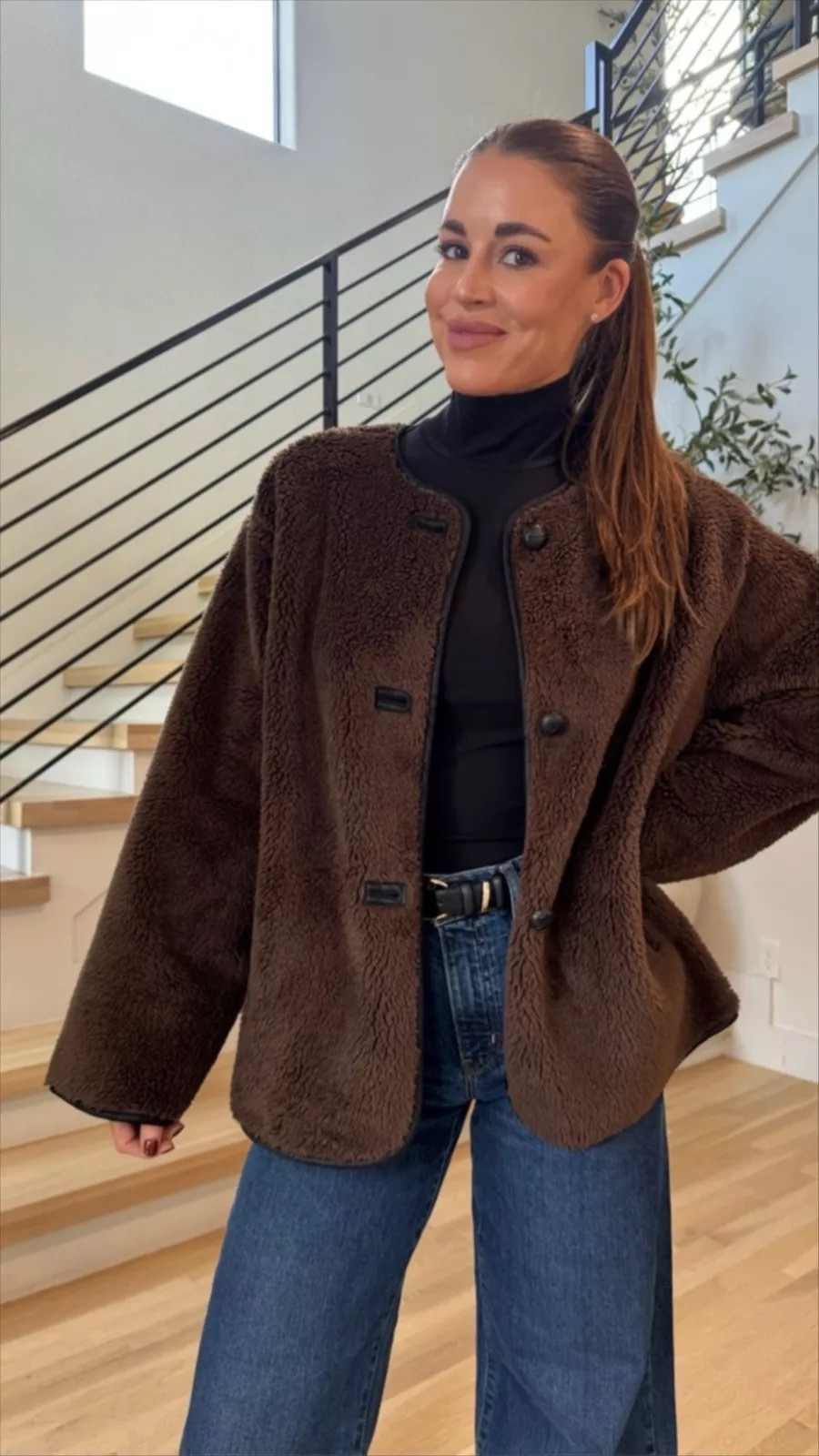 I just found my new favorite jacket at Target! This chocolate brown and black combo is so beautiful! Looks great with a basic black turtleneck top underneath, a black belt, and a pair of blue jeans!

Target style
Target outfits
Target jackets
Faux fur jacket
Fall jacket
Winter jacket
Brown jacket
Black belt

#LTKootd #LTKFindsUnder100 #LTKHoliday
