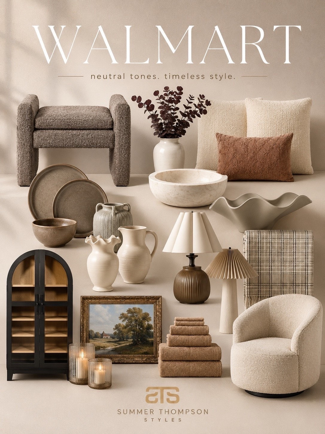 Neutral tones, cozy textures, and timeless accents. This Walmart home edit brings modern organic style to your space for less 🤍 Perfect for a calm, cozy, and elevated look.

Neutral home decor
Walmart finds
Cozy aesthetic 
Modern Organic
Affordable decor

Summerthompsonstyles

#LTKU #LTKHome #LTKdayinmylife