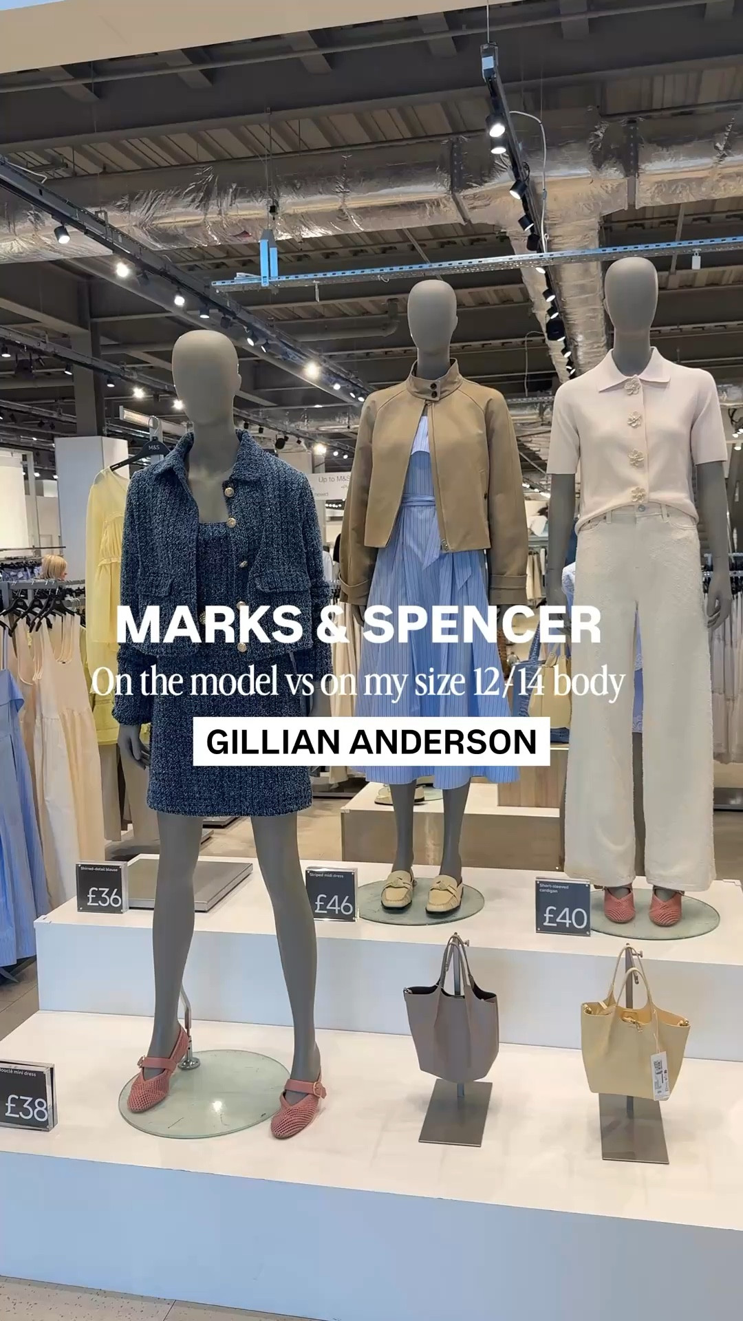 Marks & Spencer‘s spring summer edit with Gillian Anderson -mid-size size 12 to 14  try on

#LTKuk #LTKmidsize #LTKspring