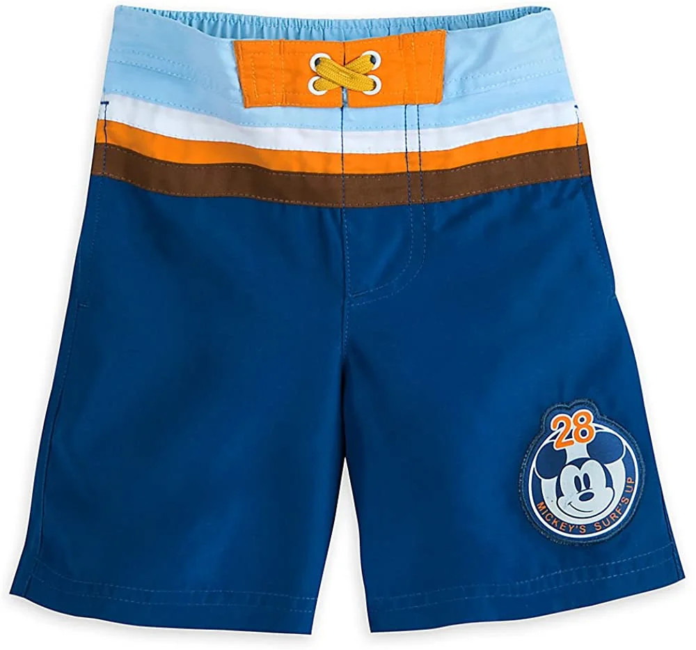 Disney Store Mickey Mouse Swim Trunks Shorts Boy Size 5/6 | Walmart (US)