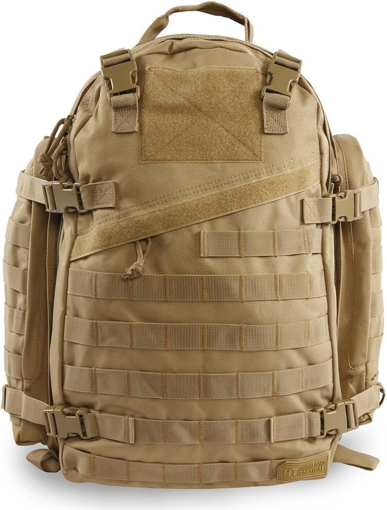 HIGHLAND TACTICAL Tactical Backpack, Desert, 19 Inch | Amazon (US)