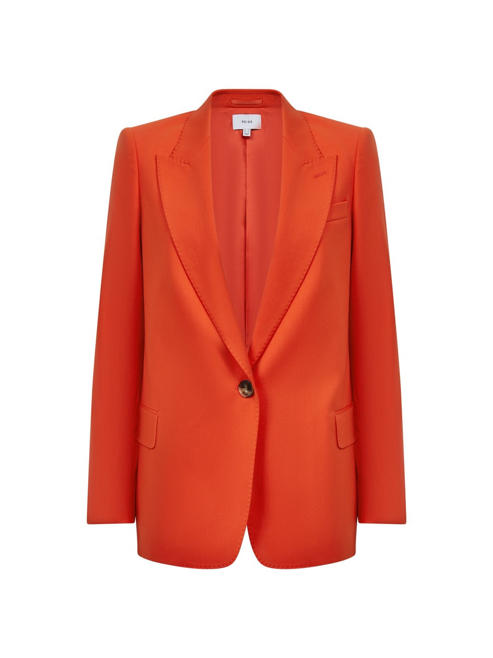 Women's Celia Wool-Blend Blazer - Orange - Size 0 | Saks Fifth Avenue