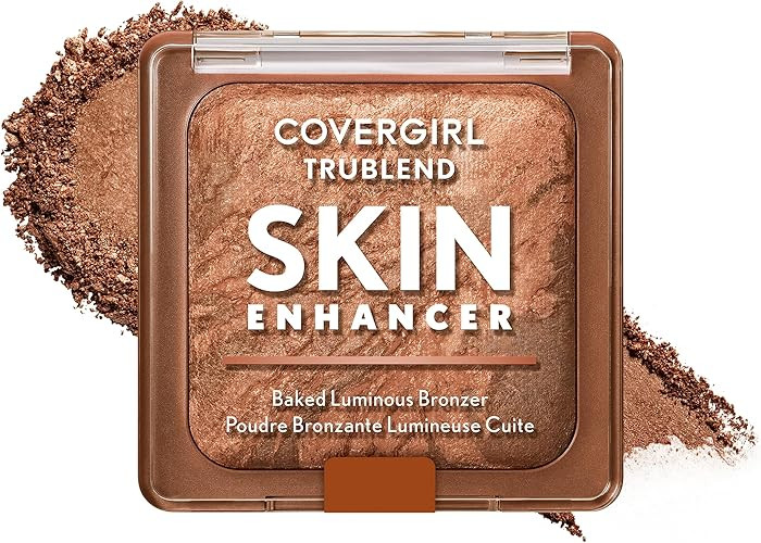 COVERGIRL TruBlend Skin Enhancer Baked Luminous Bronzer, with Hyaluronic Acid & White Rose Extrac... | Amazon (US)
