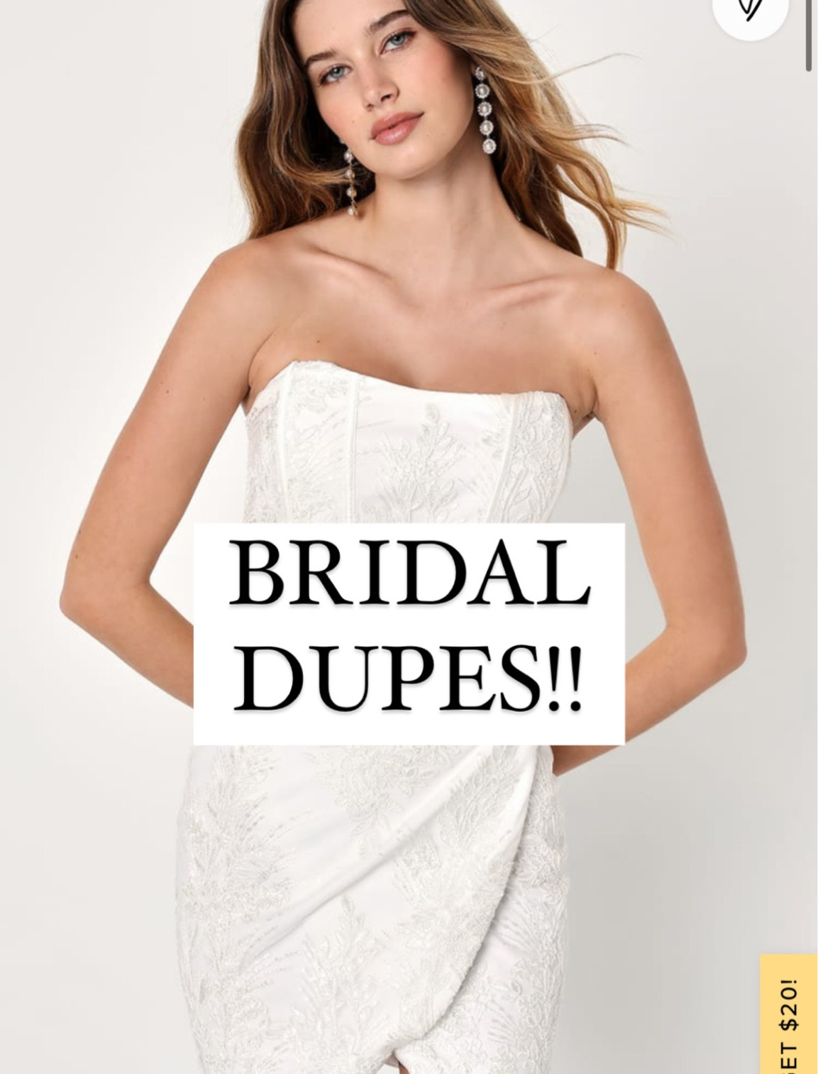 Bridal dupes!!

#LTKwedding #LTKunder100