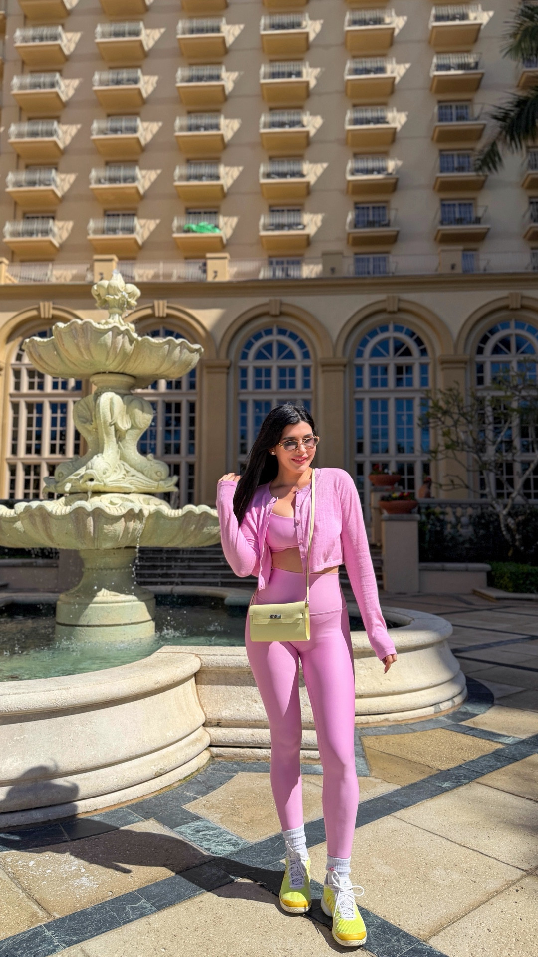 Alo yoga pink three piece activewear set 

#LTKfitnessgoals #LTKActive #LTKootd