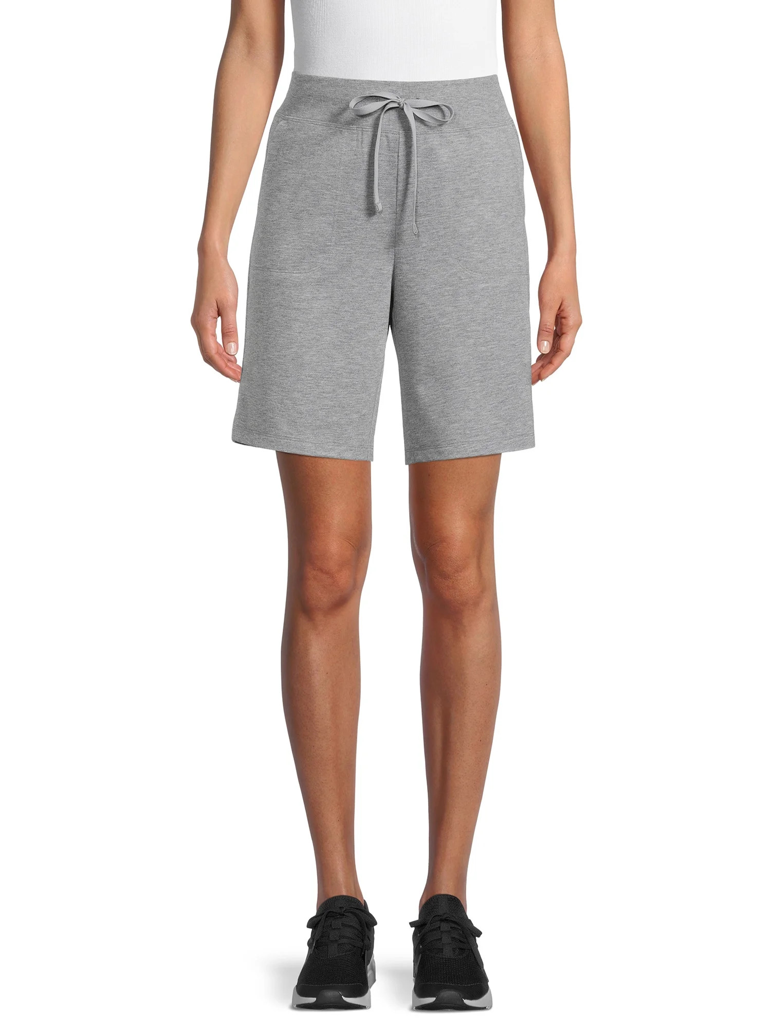 Athletic Works Women's French Terry Cloth Bermuda Shorts, Sizes XS-3XL | Walmart (US)