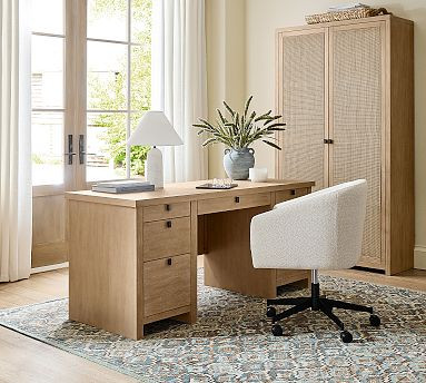 Modern Farmhouse Executive Desk (67") | Pottery Barn (US)