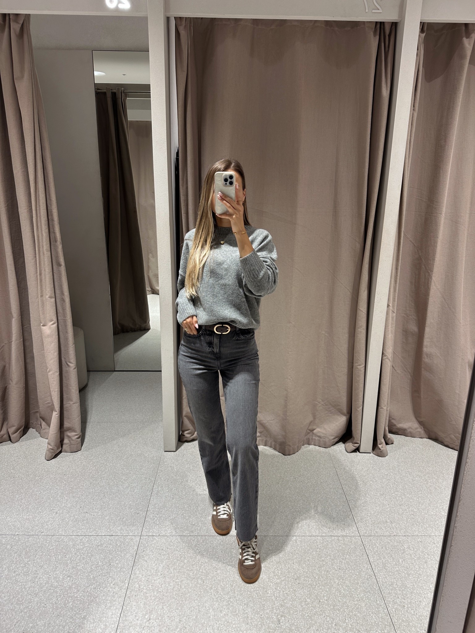 A casual autumn outfit . Love this new-in grey jumper from Zara 

#LTKeurope #LTKautumn #LTKuk