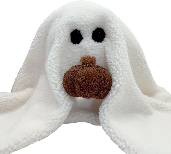 2023 New Gus The Ghost with Pumpkin Pillow, 12"x 13" Halloween Plush Toy Gift Halloween Squishabl... | Amazon (US)