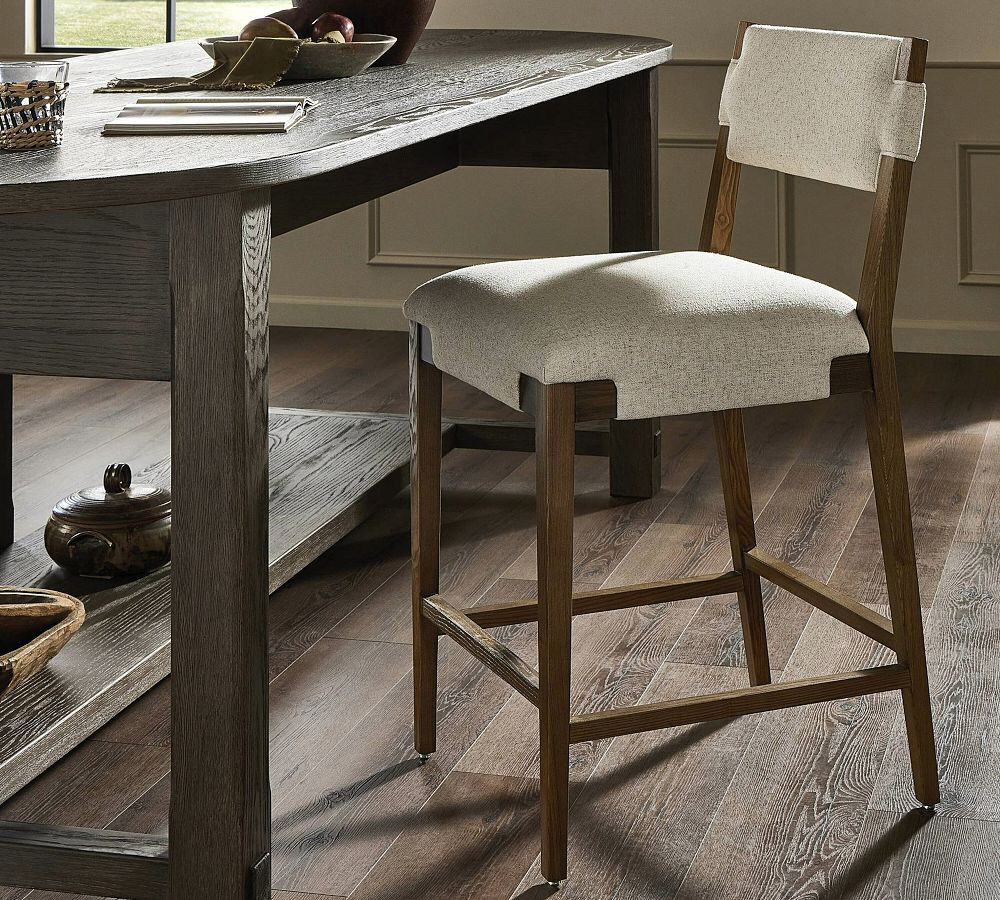 Bromley Upholstered Stool | Pottery Barn (US)