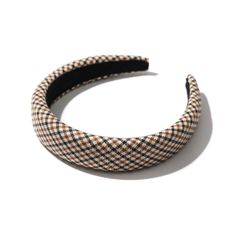 British Style Plaid Headbandadult Hairbandheadbands for - Etsy | Etsy (US)