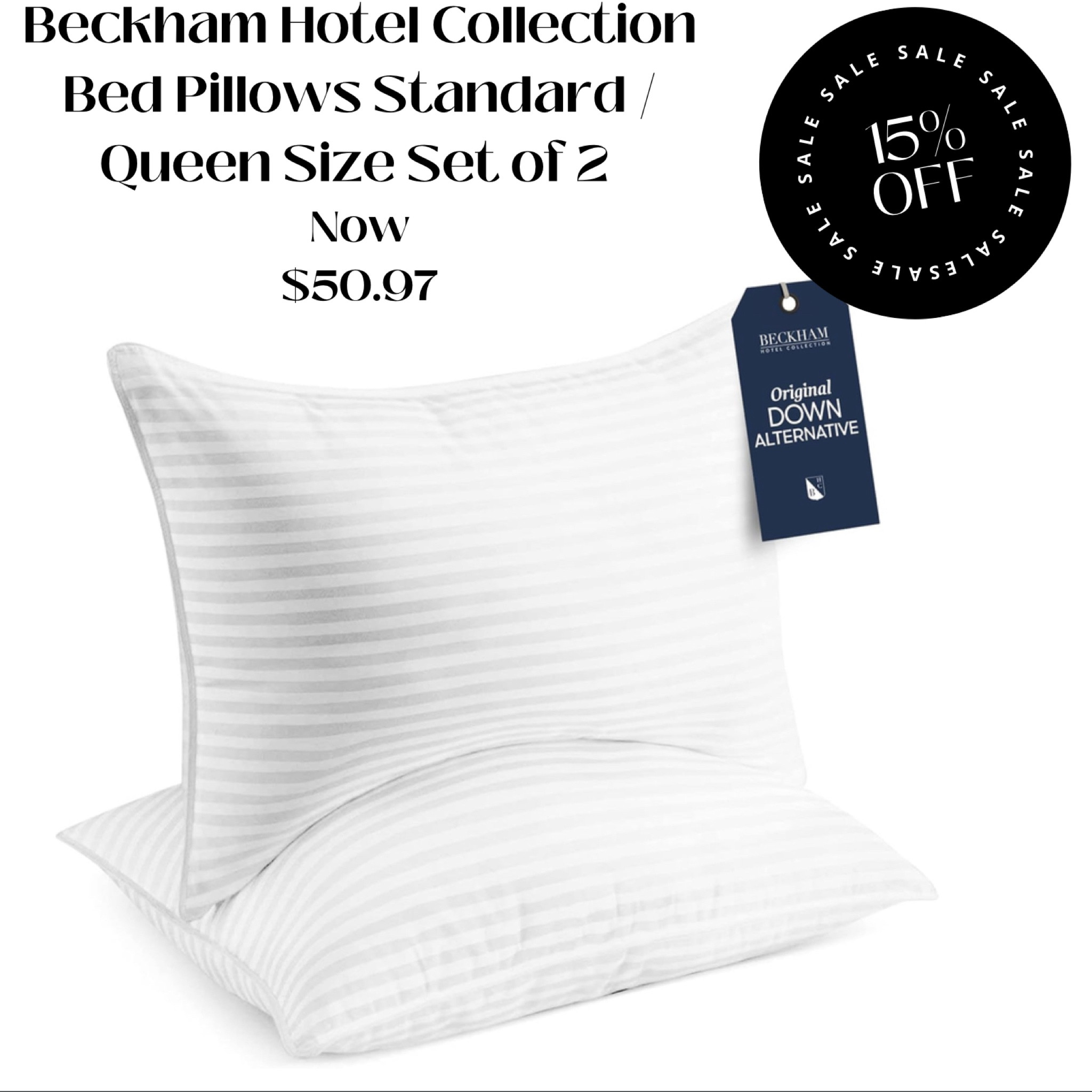 Luxury bed pillows, luxury bedding, Beckham hotel collection pillows 

#LTKFallSale #LTKHome