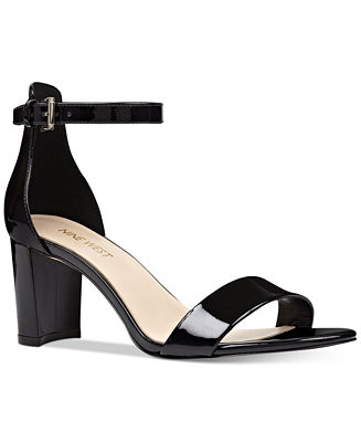 Women's Pruce High Block Heel Dress Sandals | Macy's