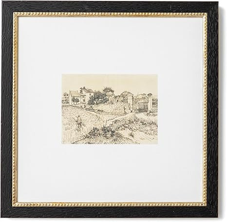 Petal Lane Antique Wall Decor - Framed Antique Decor - Make Your Own Gallery Wall Frame Set - Dar... | Amazon (US)