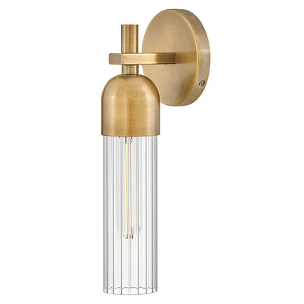 Soren Heritage Brass Bath Sconce Unlacquered Brass Bathroom Sconces