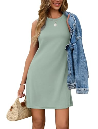 Sampeel Dresses for Women 2025 Casual Summer Sundresses Sleeveless Tank Dress Fashion Outfits | Amazon (US)