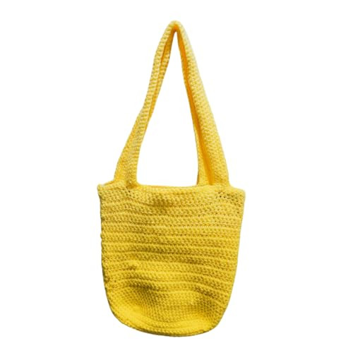 Shoulder Handbag Crochet Tote, Crochet Tote Bag, Lined Crochet Shoulder Bag, Crochet Tote Bag, Ha... | Amazon (US)