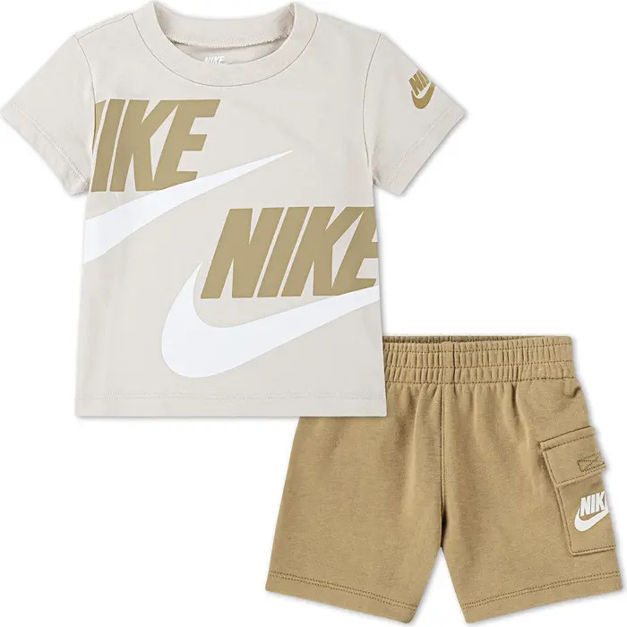 Logo Tee & Cargo Shorts 2-Piece Set | Nordstrom Rack