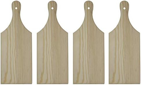 Package of 4 Unfinished Wooden Mini Cutting Boards for Decorating and Crafting | Amazon (US)