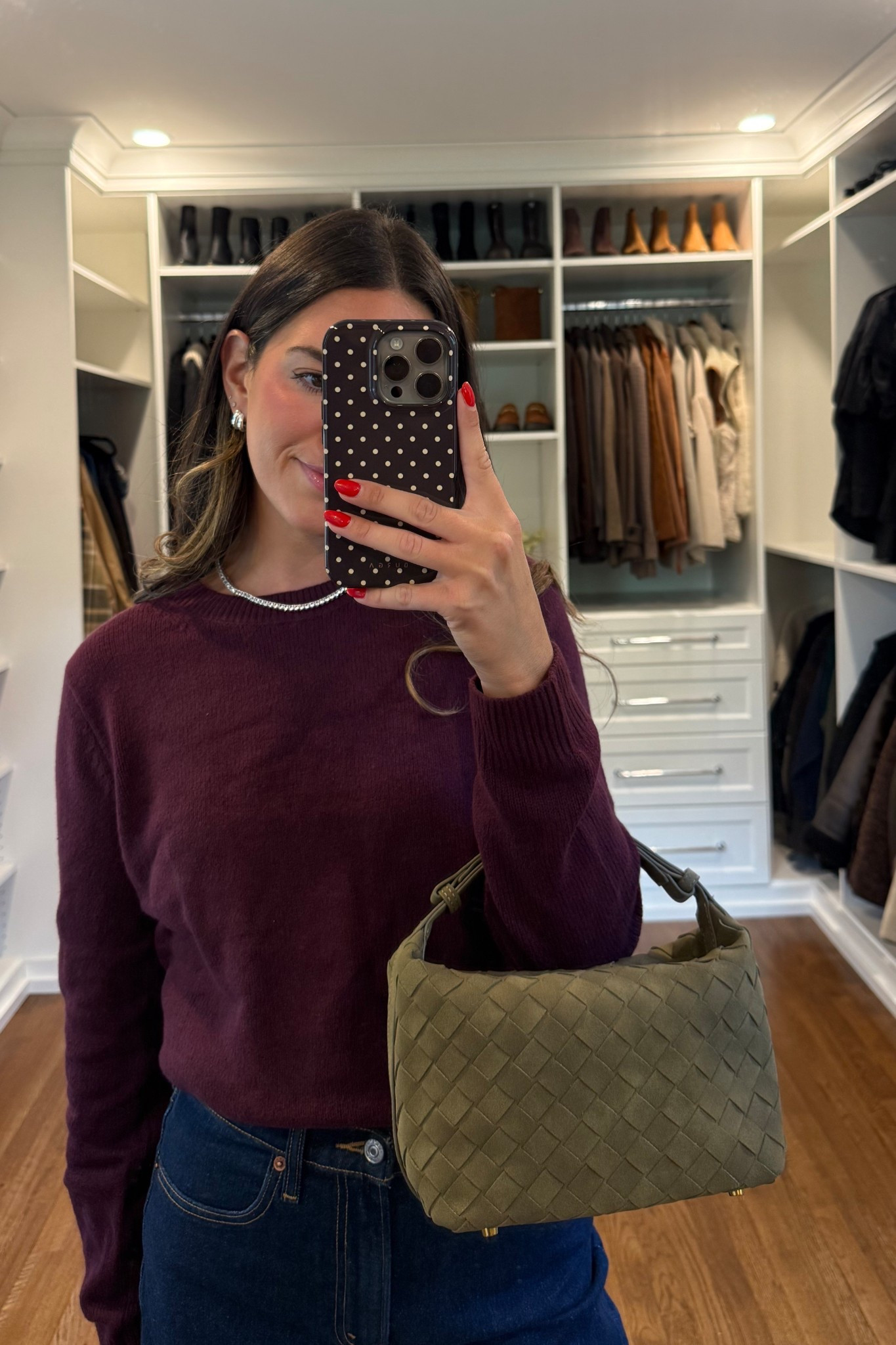 Size small sweater 

Amazon find 
Fall trends 
Fall outfits 
Fall bags 
Suede bag 

#LTKSeasonal #LTKFindsUnder50 #LTKFindsUnder100