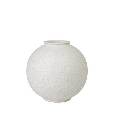 9 x 9 in. Rudea Vase Ceramic, White | Walmart (US)