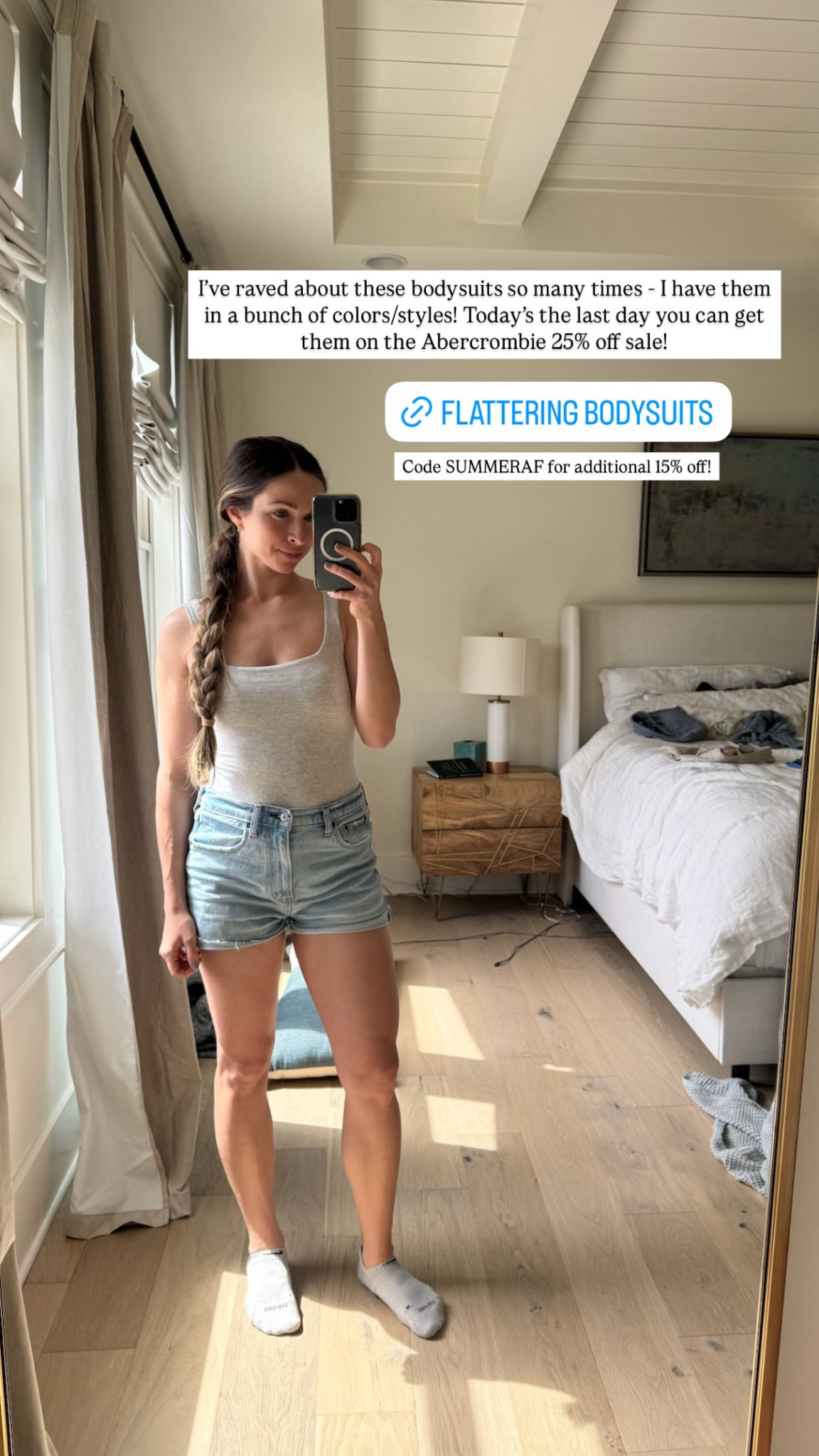 Abercrombie bodysuits are my go-to! I love that they’re seamless + some can be nursing friendly! Great time to try them out  

#LTKFindsUnder50 #LTKStyleTip #LTKSaleAlert