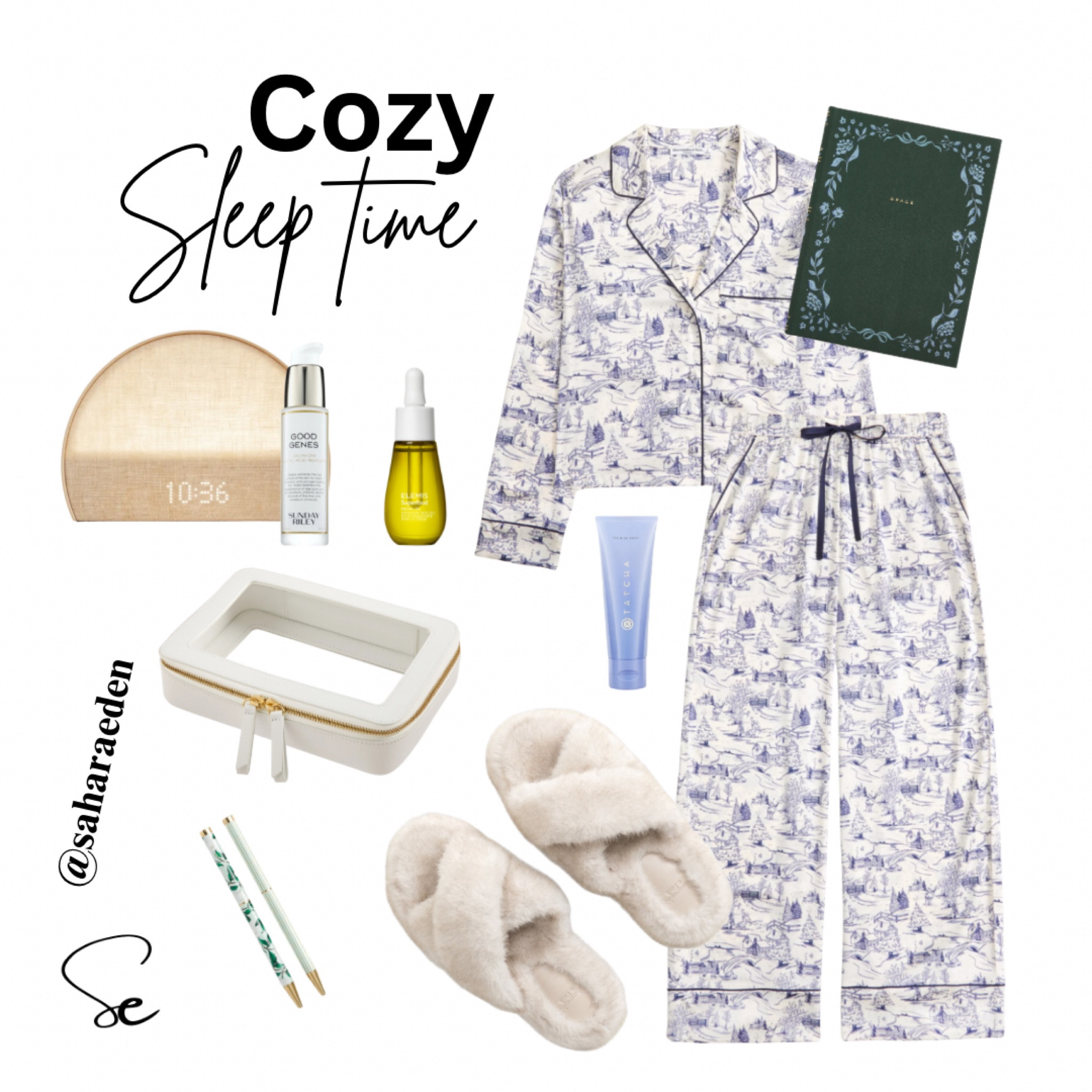 Cozy Comfy Sleep Wear Pajama, Slippers, Hatch for Sleep, Skincare, Journal Sleep Time Style

#LTKGiftGuide #LTKStyleTip #LTKHome