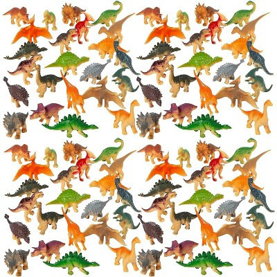 Mini Dinosaur Toy Set for Kids 96 pcs Plastic Dinosaur Figures 2.5" Mini T-rex, Stegosaurus, Monoclonius, and More! | Target