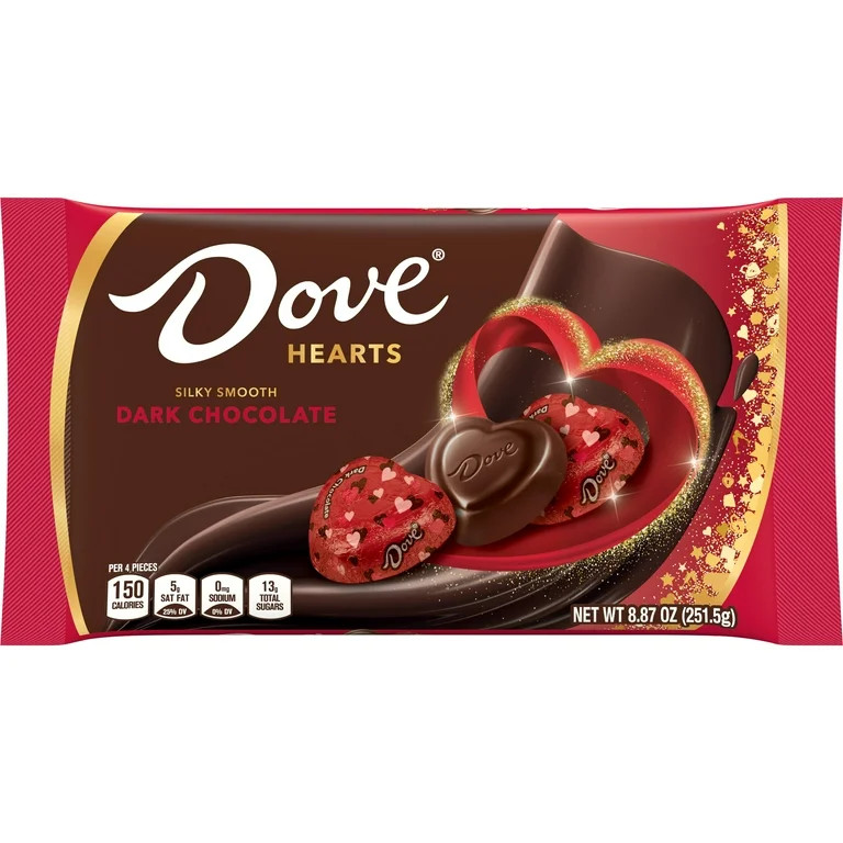 Dove Promises Dark Chocolate Valentines Day Candy Gifts - 8.87 oz | Walmart (US)