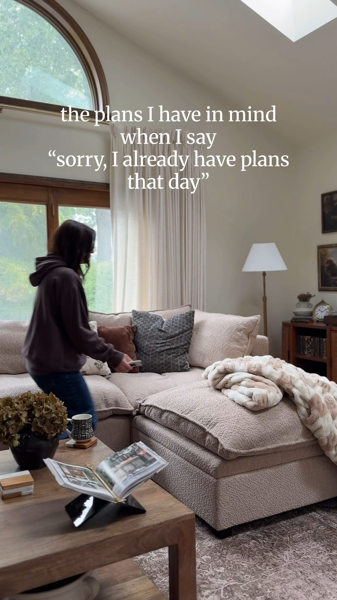 Cozy living room with the best sofa ever 

#LTKHome