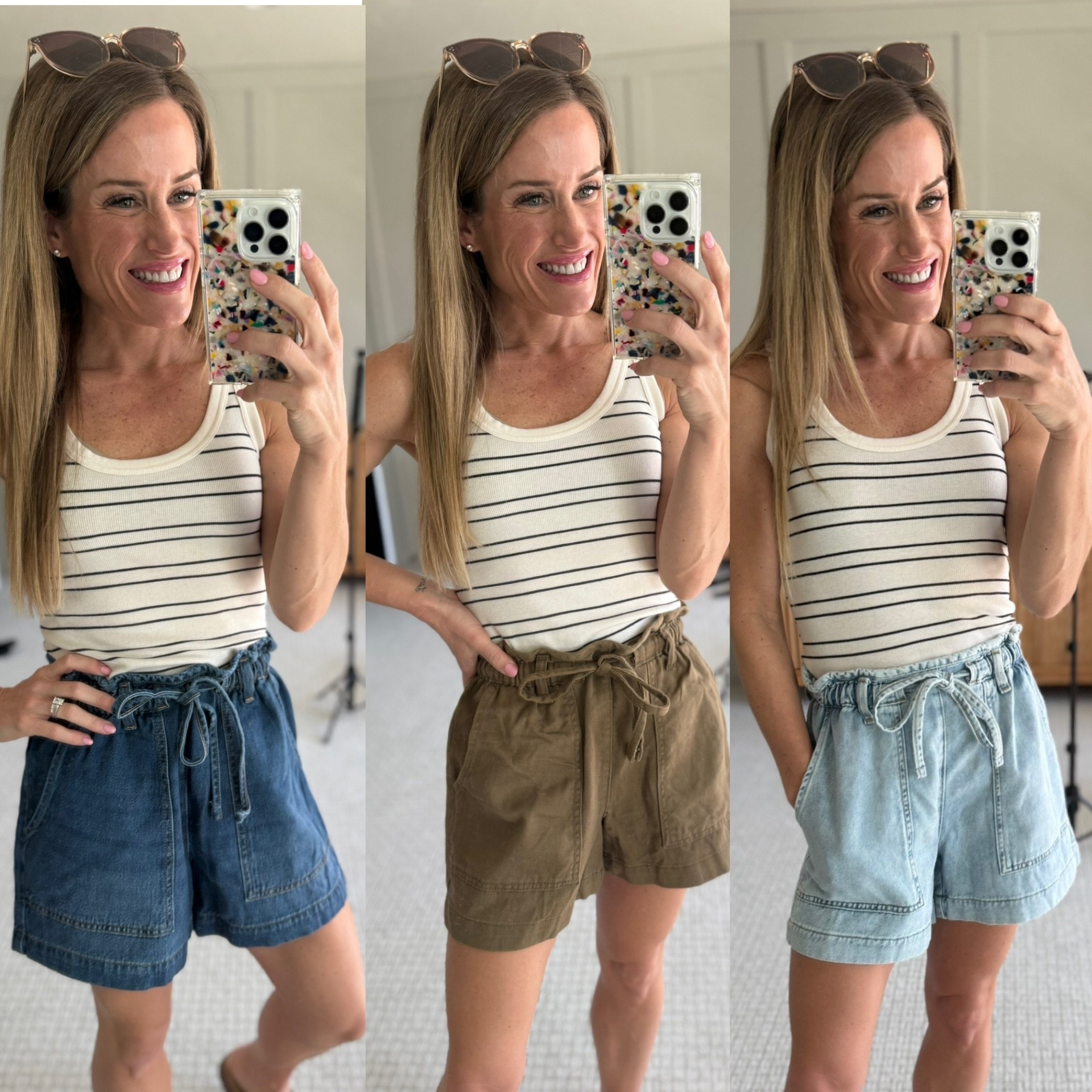 Which color is your fave? 
Mom shorts
Walmart fashion 

#LTKmomlife #LTKootd #LTKgrwm