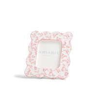 Scalloped Bunny Picture Frame | Bows & Blue