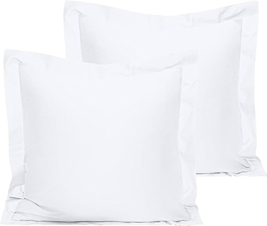 Prashi Bedding Euro Pillow Shams Pack of 2, 600 Thread Count 100% Egyptian Cotton Euro Pillow Sha... | Amazon (US)