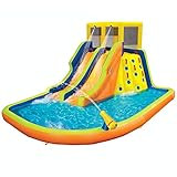 BANZAI Double Drench Water Park, Length: 15 ft, Width: 11 ft 5 in, Height: 8 ft 4 in, Inflatable ... | Amazon (US)