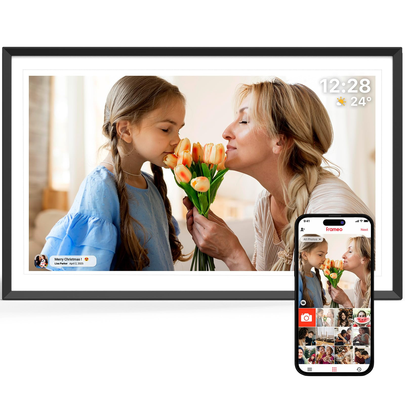 ApoloSign Digital Picture Frame 15.6 inch, WiFi Digital Photo Frame with 32GB Storage, 1920x1080 ... | Amazon (US)