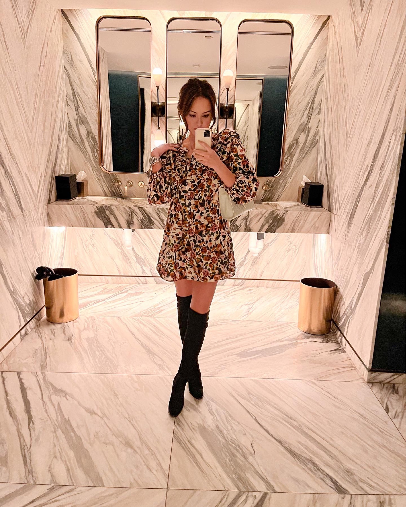 Just saw my dress is on sale! It surprised me how much I love it. For not being form fitting, it still made me feel cool and foxy 😎 Fun dress for fall and winter! And the pairing with the OTK boots just *chefs kiss*

#LTKSeasonal #LTKunder100 #LTKsalealert