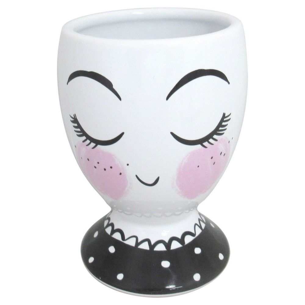 Ceramic Cup Pencil Holder Trinket Dish, Girl - Threshold | Target