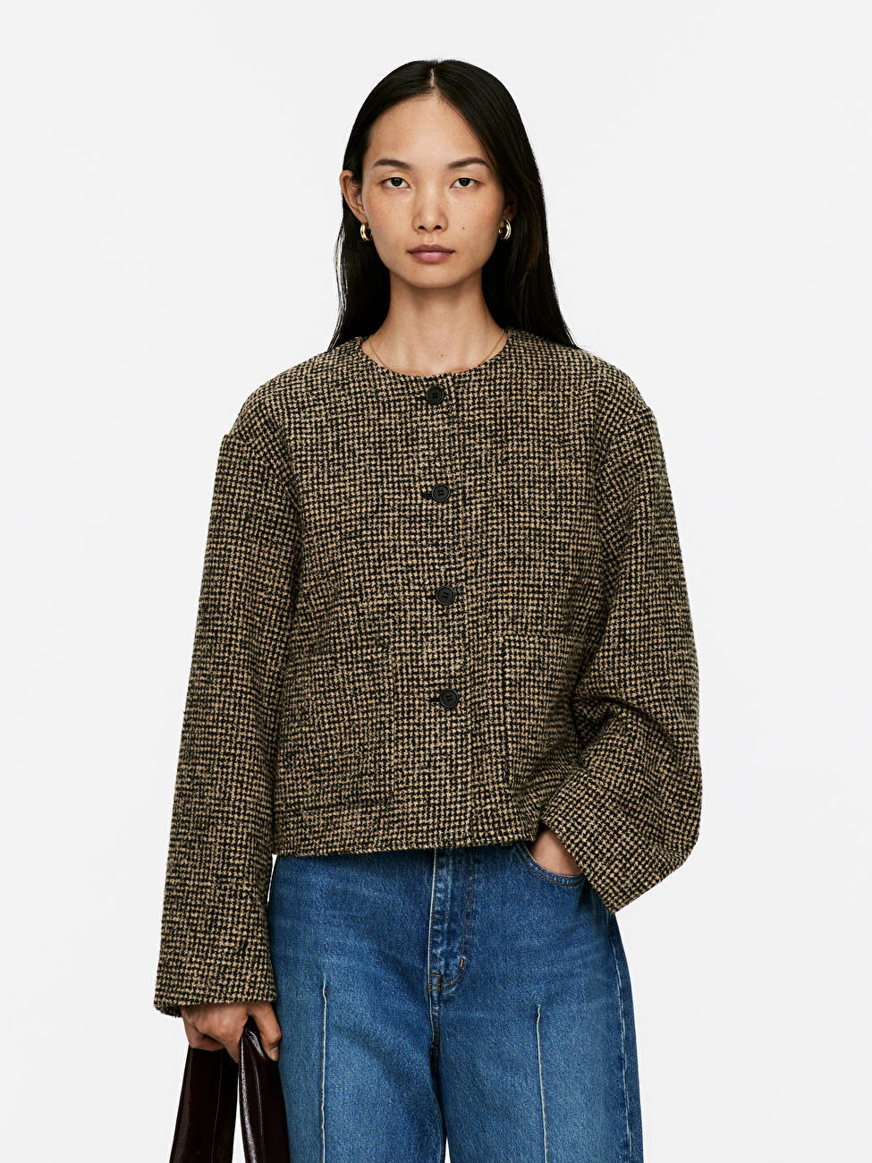 Wool-Blend Overshirt | Arket UK