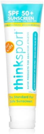 Thinksport Kids SPF 50+ Mineral Sunscreen Safe, Natural Sunblock for Children - Water Resistant S... | Amazon (US)