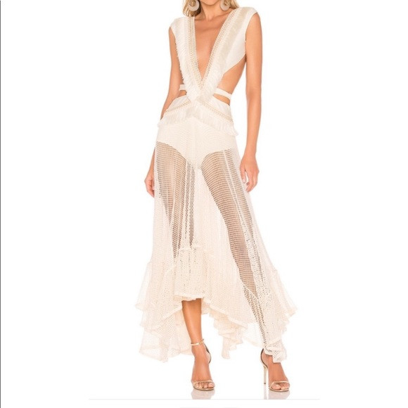 RARE! Patbo White Fringe dress 😍 xs | Poshmark