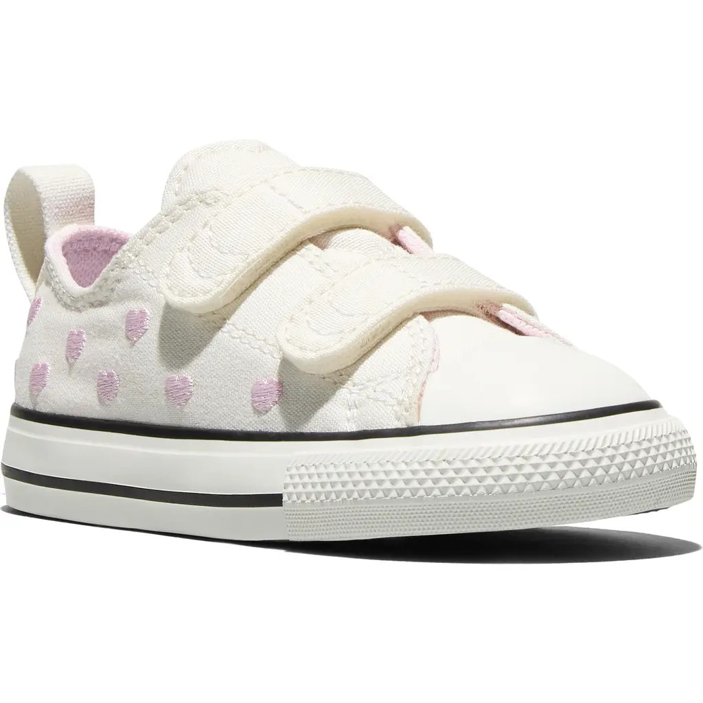 Converse Kids' Chuck Taylor® All Star® 2V Sneaker in Vintage White/New Found Bloom at Nordstrom, Size 10 M | Nordstrom